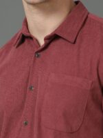 HERE&NOW Men Slim Fit Opaque Striped Casual Shirt - Image 3