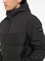 Men Hooded Solid Cotton Casual Puffer Jacket - Image 3