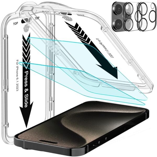 Iphone 15 Pro Max Tempered Glass Screen Protector