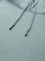 Roadster Men Green Solid Hooded Sweatshirt - Image 3