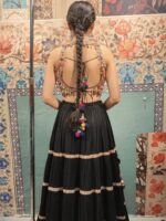 Embroidered Mirror Work Ready to Wear Lehenga & Choli - Image 2