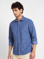 Being Human Slim Fit Opaque Printed Casual Shirt - Image 2