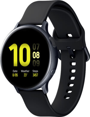 Samsung Watch Acte 2 Aluminium AMOLED Display with Upto 5 Days Battery Life  (Black Strap, Regular)