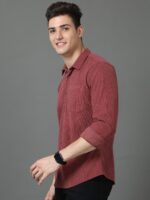 HERE&NOW Men Slim Fit Opaque Striped Casual Shirt - Image 2