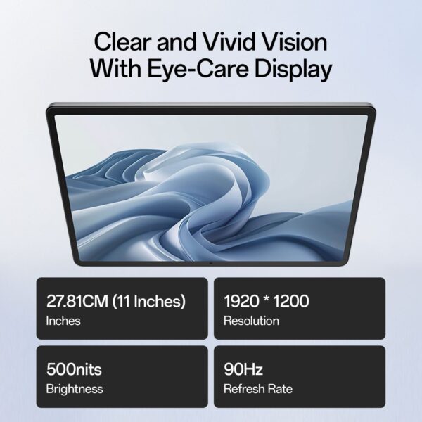 original-imahdnm7dc2thzv9.jpeg OPPO Pad SE 4 GB RAM 128 GB ROM 10.95 inch with Wi-Fi Only Gaming Tablet (Starlight Silver)