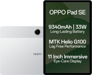 original-imahff78n65g5vq7.jpeg OPPO Pad SE 4 GB RAM 128 GB ROM 10.95 inch with Wi-Fi Only Gaming Tablet (Starlight Silver)